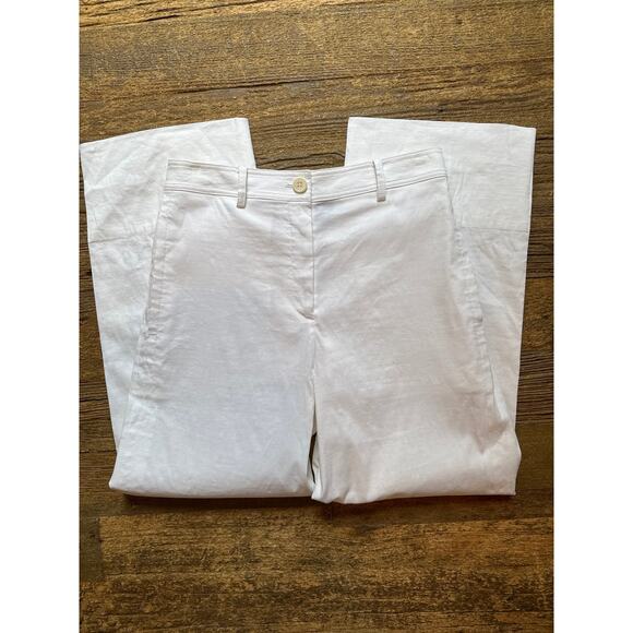 Theory Organic Crunch Linen Fluid Pant - Picture 7 of 13